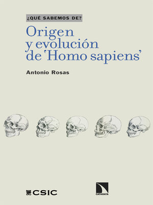 cover image of Origen y evolución de 'Homo sapiens'